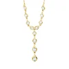 Collier aus 750 Gold Gelbgold 14 Diamanten 0,98ct TW-SI L:46cm