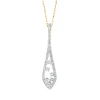 Collier aus 750 Gold Gelbgold 60 Diamanten 0,36ct TW-SI L:45cm