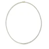 Collier aus 750 Gold Gelbgold 207 Diamanten 5,81ct TW-SI L:42cm