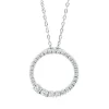 Collier aus 750 Gold Weißgold 29 Brillanten 0,47ct F-VSI L:45,7cm