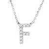 Collier aus 750 Gold Weißgold 10 Brillanten 0,04ct TW-PI L:42cm