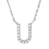 Collier aus 750 Gold Weißgold 14 Brillanten 0,05ct TW-PI L:42cm