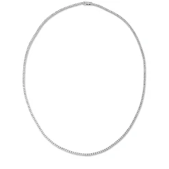 Collier aus 585 Gold Weißgold 248 Brillanten 6,59ct TW-SI L:55,9cm