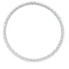 Collier aus 750 Gold Weißgold 235 Diamanten 22,7ct F-VSI L:42cm