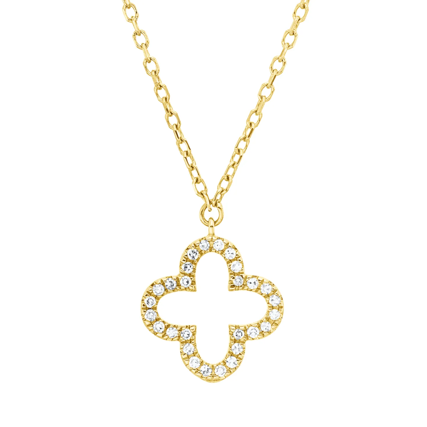 Collier aus 750 Gold Weißgold 28 Diamanten 0,05ct TW-SI L:45cm