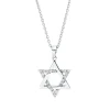 Collier David Stern aus 750 Weißgold 18 Brillanten 0,18ct F-SI L:42cm