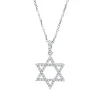Collier David Stern aus 750 Weißgold 52 Brillanten 0,27ct F-SI L:42cm