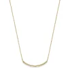 Collier Mittelteil Anhänger in Bogenform 585 Gold Gelbgold 45cm