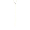 Collier Y-Kette aus 585 Gold Gelbgold Brillant 0,1ct TW-SI L:45,7cm Zarge