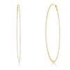 Creolen aus 750 Gold Gelbgold 396 Diamanten 1,18ct TW-SI 87,6x1mm