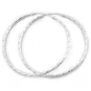 Creolen Creole Kreolen, 925 Silber diamantiert, D: 50mm
