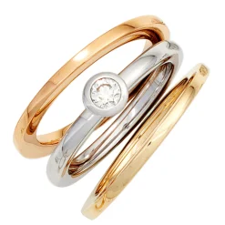 Dünner Ring Damenring aus 585 Gold Gelbgold glatt schlicht Damen