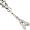 Eiffelturm Anhänger 6,2x18,1mm Einhänger Charm 925 Silber Silbereinhänger Dangle