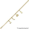 Einhänger Pump Damenschuh Absatzschuh Anhänger Charm 585 Gold Gelbgold 8x21,5mm