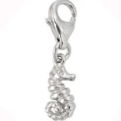 Einhänger Seepferd Seepferdchen, Charm Charms, 925 Silber, Damen