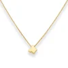Fantasiekette Kette Collier Schmetterling Halskette aus 585 Gold Gelbgold 42cm