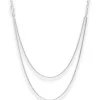 Fantasiekette Silberkette Collier Halskette aus 925 Silber 42cm
