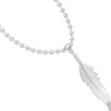 Feder - Silberanhänger Schmuck Anhänger 8,5x42,7mm aus 925 Silber Damen