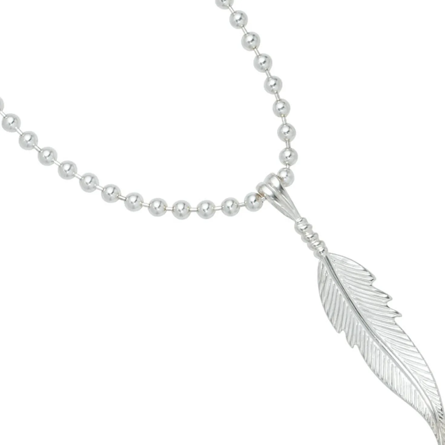 Feder - Silberanhänger Schmuck Anhänger 8,5x42,7mm aus 925 Silber Damen