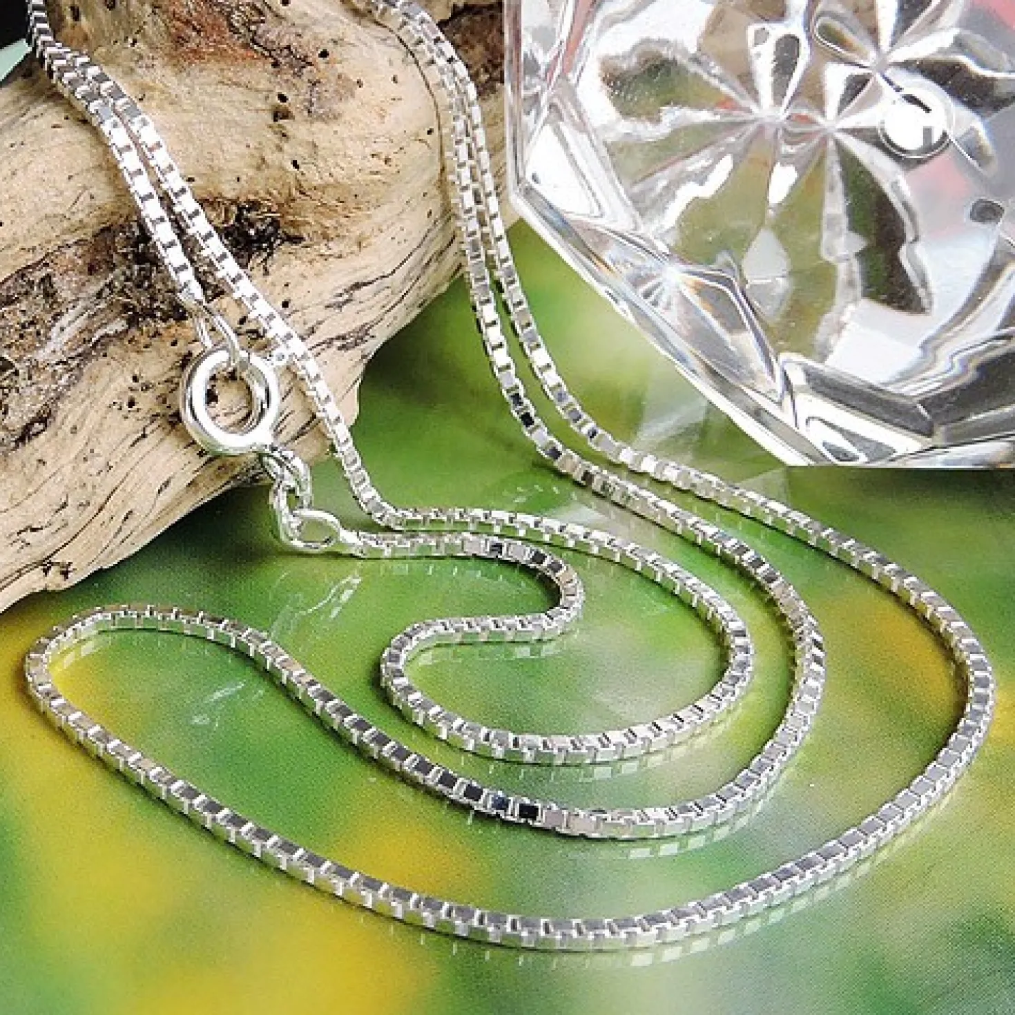Fußkette Venezianer Kette, 925 Silber, 27cm, Fußschmuck, Damen