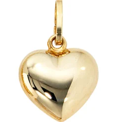 Goldanhänger Herzanhänger Anhänger 10,5x11,6mm Herz 333 Gold Gelbgold für Damen