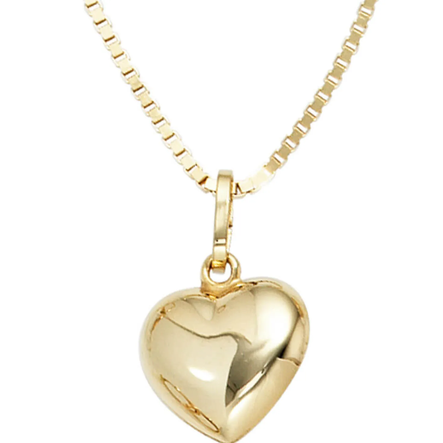 Goldanhänger Herzanhänger Anhänger 10,5x11,6mm Herz 333 Gold Gelbgold für Damen