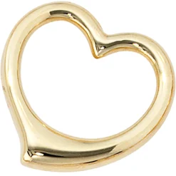 Goldanhänger Schmuck Anhänger 16,6x15,9mm Herz aus 333 Echt Gold Gelbgold
