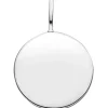 Gravurplatte Anhänger für Gravur rund aus 925 Sterling Silber Ø 12,9mm glänzend