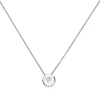 Halskette Collier Kette mit Anhänger aus 925 Silber mit Zirkonia weiß 45cm Damen