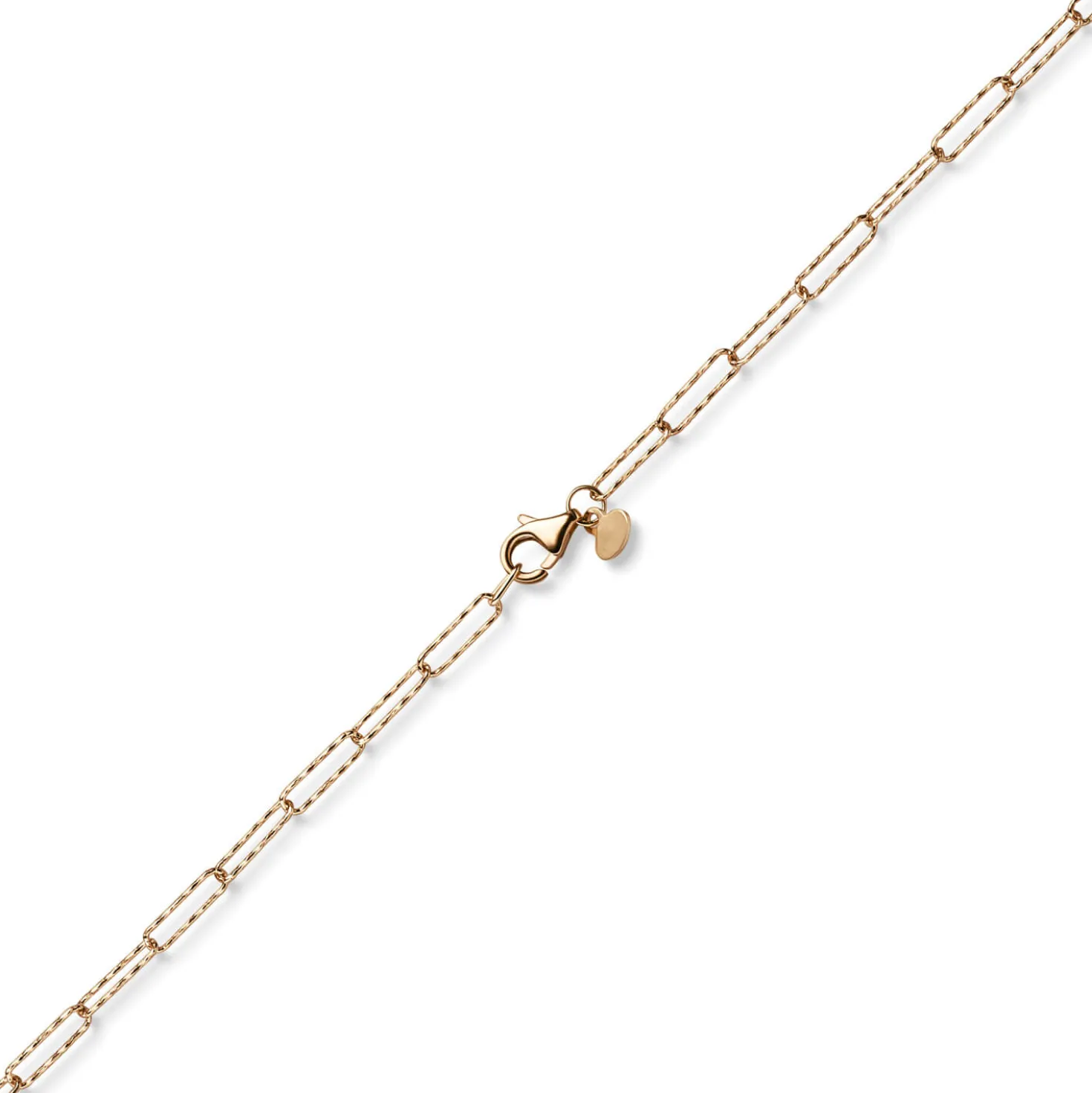 Halskette Collier Weit-Ankerkette aus 585 Gold Rotgold strukturiert 45cm