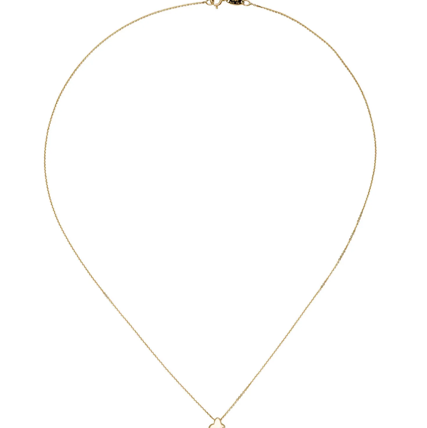 Halskette mit Anhänger Schmetterling Halsschmuck Collier 375 Gold Gelbgold 42cm