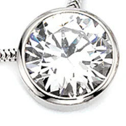 Halsschmuck Zirkonia Anhänger 925 Silber Echtsilber Damen Silberanhänger