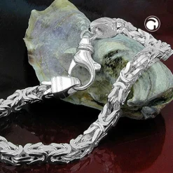 Kette Collier aus 925 Silber, Halsschmuck, Länge 55cm