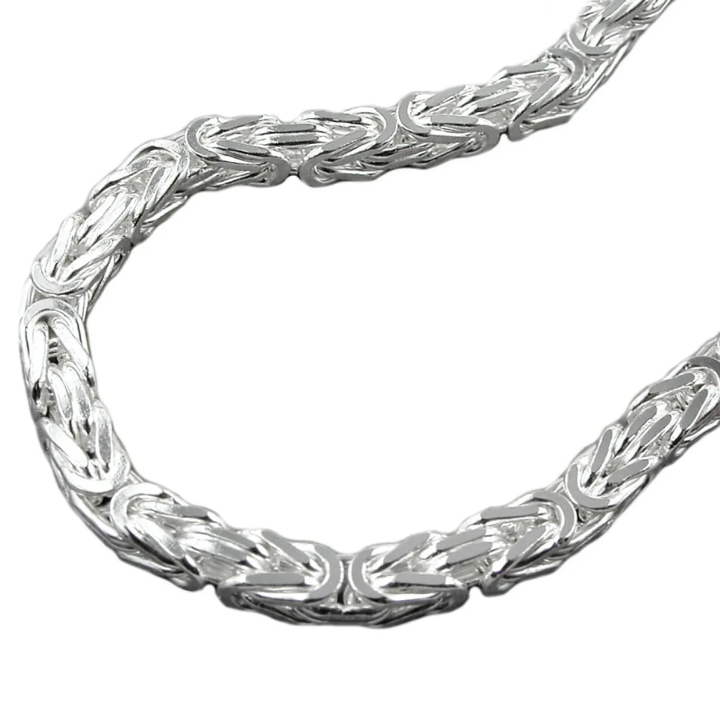 Kette Collier aus 925 Silber, Halsschmuck, Länge 55cm