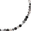 Kette Halskette Collier Multicolor Rutilquarz großer Verschluss 45cm