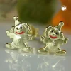 Kinderschmuck Ohrringe Ohrstecker Clown Harlekin 375 Gelbgold Ohrschmuck