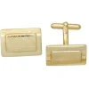 Manschettenknöpfe Cufflinks 333 Gold Gelbgold teileismatt Goldschmuck Herren