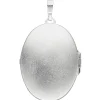Medaillon Amulett Anhänger 29,2x40mm zum Öffnen aus 925 Echt Silber für Damen