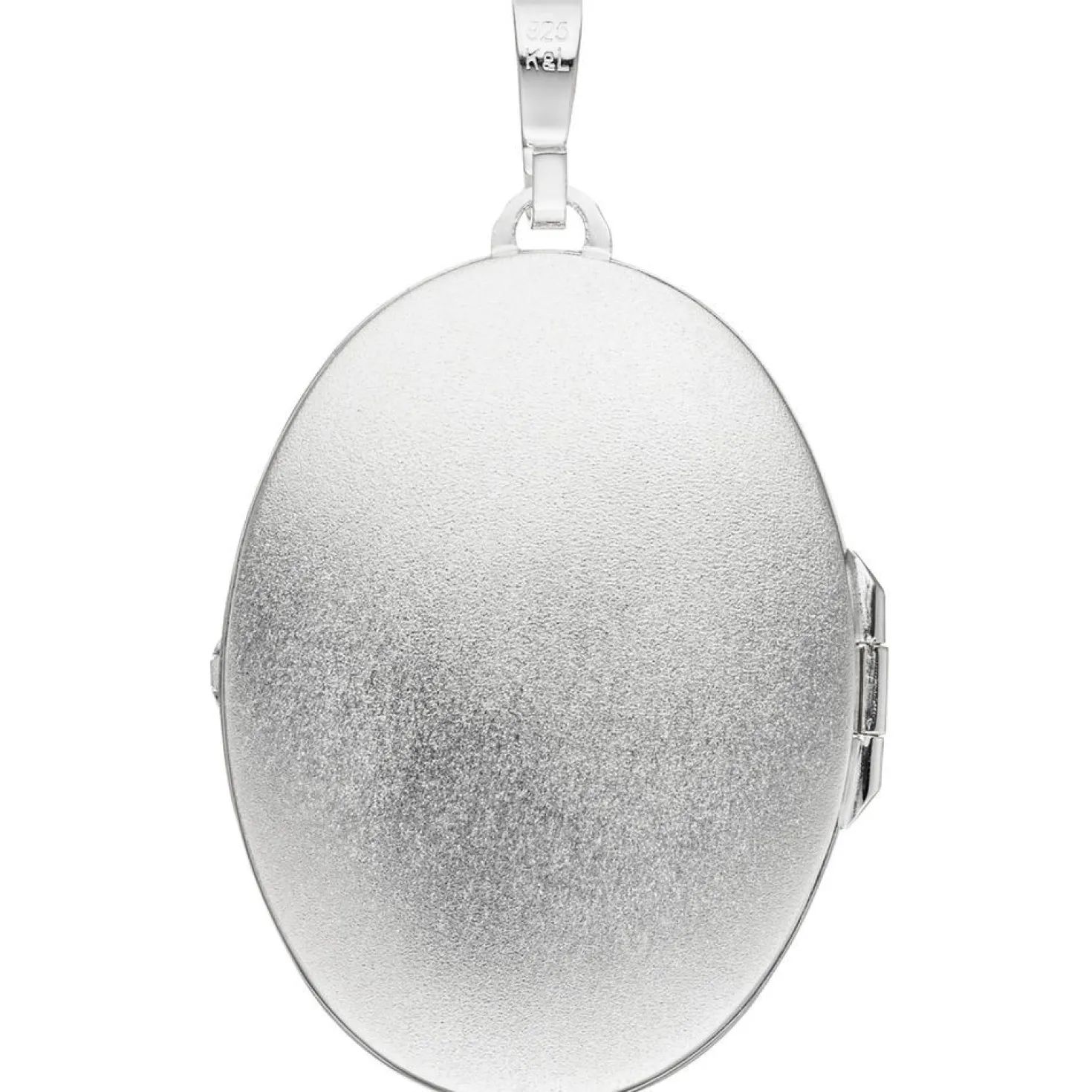 Medaillon Amulett Anhänger 29,2x40mm zum Öffnen aus 925 Echt Silber für Damen