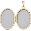 Medaillon Amulett Anhänger 21x31mm zum Öffnen 333 Gold Gelbgold teilmattiert