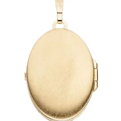 Medaillon Amulett Anhänger 21x31mm zum Öffnen 333 Gold Gelbgold teilmattiert