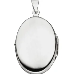 Medaillon Amulett Anhänger 21,4x31,8mm zum Öffnen 925 Silber oval