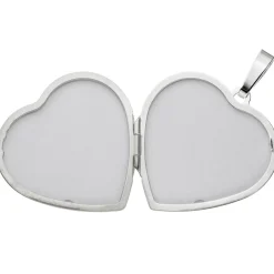 Medaillon Anhänger 28,7x29,9mm zum Öffnen 925 Echt Silber teilgeschwärzt Damen