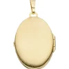 Medaillon Anhänger 21,5x30,8mm zum Öffnen 333 Gold Gelbgold rhodiniert