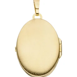 Medaillon Anhänger 21,5x30,8mm zum Öffnen 333 Gold Gelbgold rhodiniert