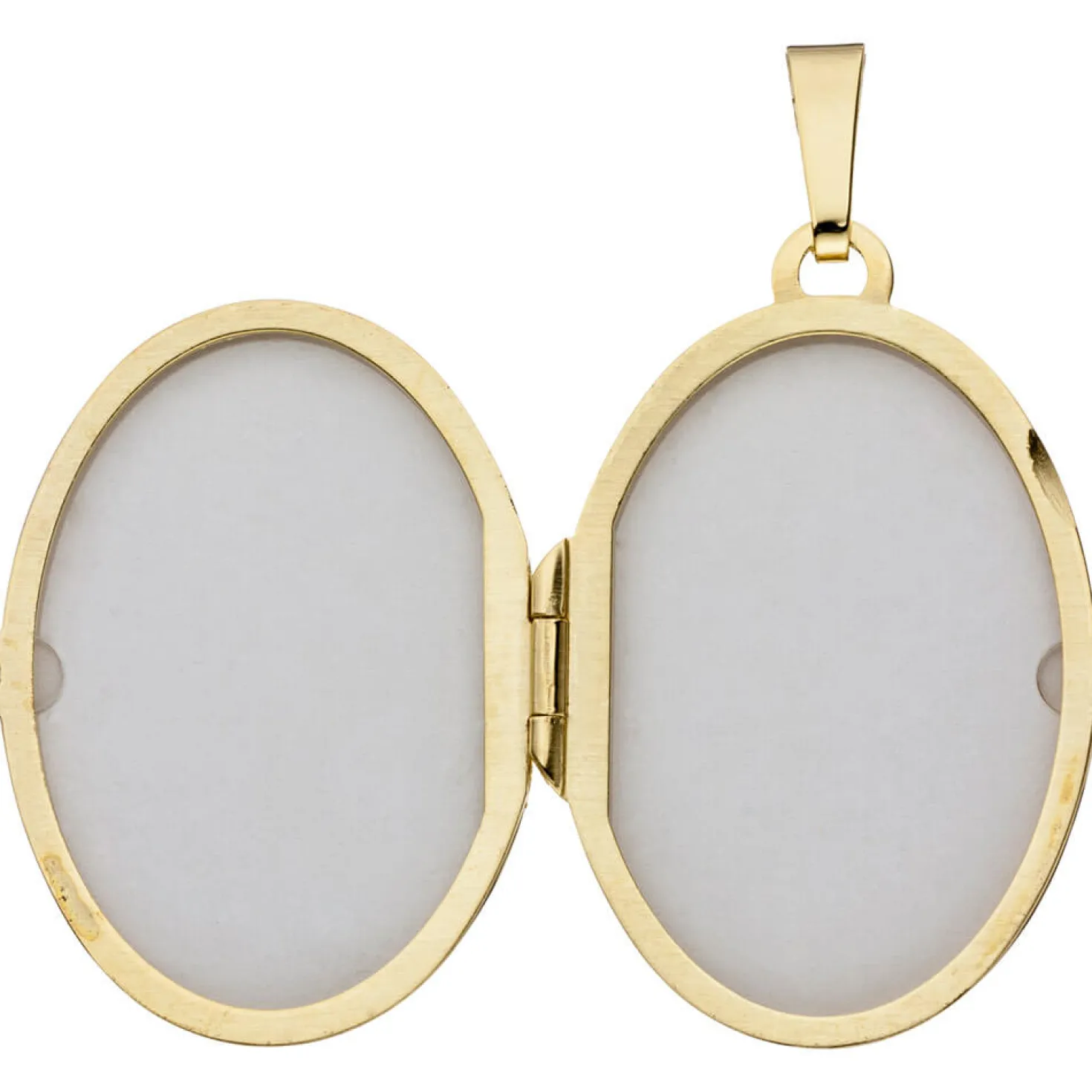 Medaillon Anhänger 21,5x30,8mm zum Öffnen 333 Gold Gelbgold rhodiniert