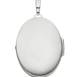 Medaillon Anhänger 27,8x39,8mm zum Öffnen 925 Silber Sterlingsilber oval Unisex