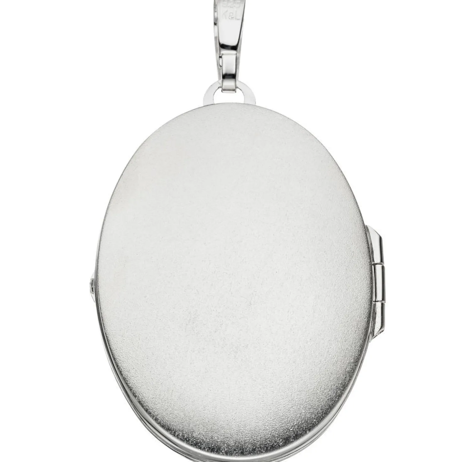 Medaillon Anhänger 27,8x39,8mm zum Öffnen 925 Silber Sterlingsilber oval Unisex