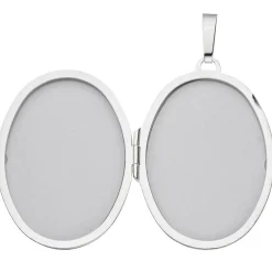Medaillon Anhänger 27,8x39,8mm zum Öffnen 925 Silber Sterlingsilber oval Unisex
