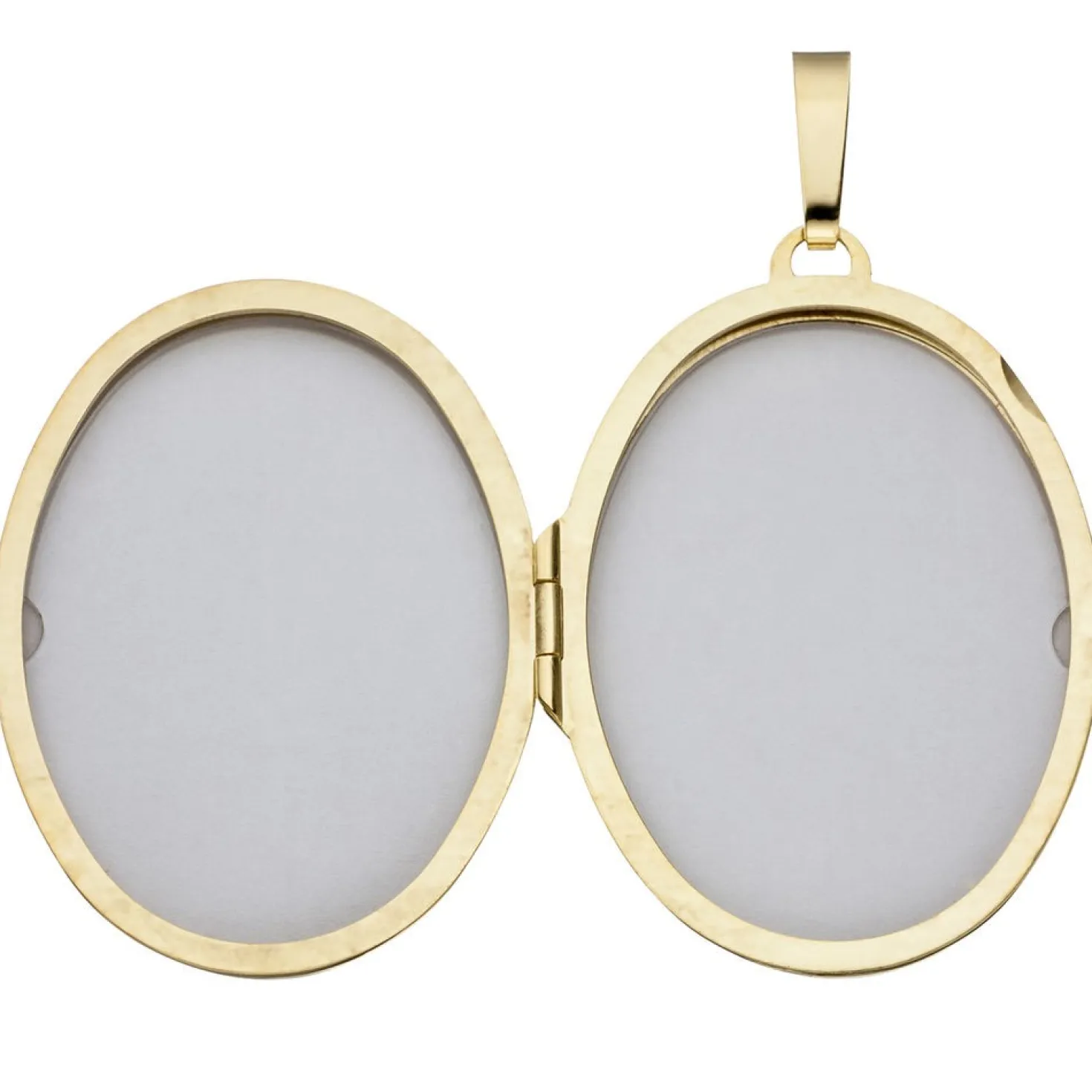 Medaillon Anhänger zum Öffnen, mit Muster, 333 Gold Gelbgold, Damen